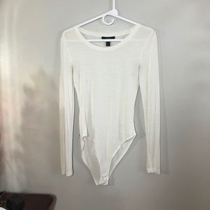 FOREVER 21 long sleeve bodysuit